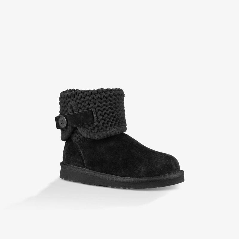 Bottes UGG Darrah Fille Noir Soldes 384DBQXM